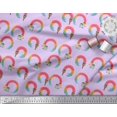 thumbnail image 3 of Soimoi Purple polyester Crepe Fabric Paint Brush Abstract Fabric Prints By Yard 52 Inch Wide, 3 of 3