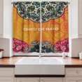 thumbnail image 2 of Ambesonne Hispanic Kitchen Curtains, Motifs of Cinco de Mayo, 55"x45", Multicolor, 2 of 3