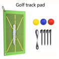 thumbnail image 2 of Golf Training Mat for Swing Detection Batting trajectory direction detection analysis pad Golf Practice Mat With 3 Pcs Ball He Qiyong unisex, 2 of 2