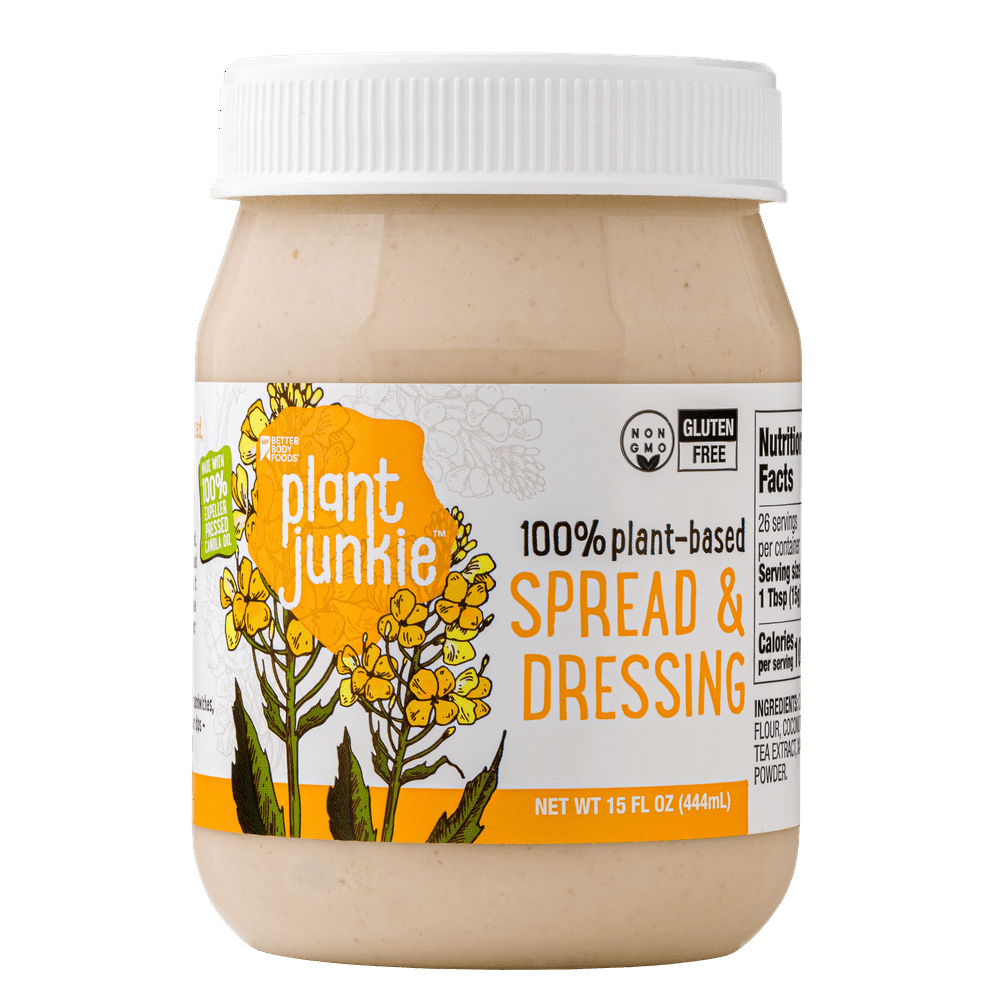 Plant Junkie 100 PlantBased Canola Oil Spread &amp; Dressing