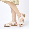 thumbnail image 7 of Ecetana Sandals for Women Dressy Comfortable Summer Beach Casual Elastic Strap Flat Sandals, 7 of 7
