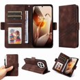 thumbnail image 3 of Funda GANGXUN para OnePlus 13 con diseño acolchado elegante, cuero PU, protección total y ajuste preciso, 3 of 5