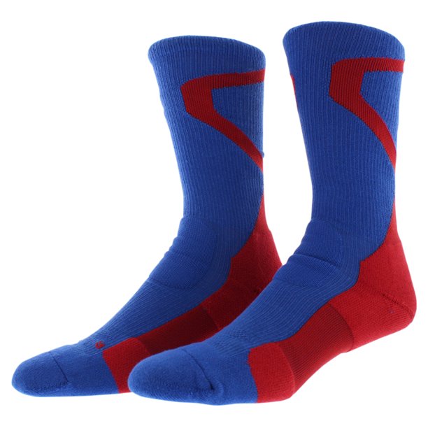 Jordan Mens Jumpman Dri Fit Crew Socks Blue