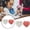 White, variant on Heart Shaped Rose Flower Silicone Mould, Fondant Mold for Mother's Day, Wedding Cake Decor, Food Grade Non-Stick Candy & Chocolate Mould, Heart Silicone Mold White 1Pcs
