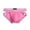 Pink, variant on NoxwB Men's Ice Silk Thin Dual String Cheeky Briefs Sexy Low Rise Enhanced Bulge Pouch Underpants Casual Breathable Underwear Pink L