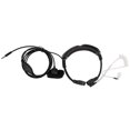 thumbnail image 2 of 3.5mm Adjustable Throat Mic Microphone Covert Acoustic Tube Earpiece Headset With Finger Ptt For An, 2 of 5