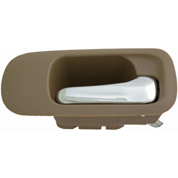 Dorman 92685 Front Passenger Side Interior Door Handle for Specific Honda Models, Brown; Chrome