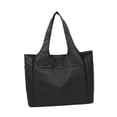 thumbnail image 3 of Bolso bolso de viaje bolso de viaje liviano bolso de lona plegable para mujeres sport gym bolso para viajes de compras al aire libre de vacaciones Negro, 3 of 8