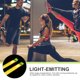thumbnail image 2 of 2pcs LED brazalete reflectante LED brazalete para correr luces muñequeras correa, 2 of 6