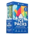 thumbnail image 1 of Paquete de 4 bolsas de hielo delgadas reutilizables RIDGECOOL 11 x 15 cm, 1 of 7
