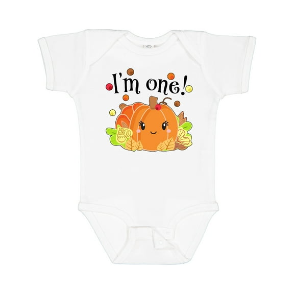 Inktastic I'm One Pumpkin Birthday Autumn Boys or Girls Baby Bodysuit
