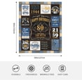 thumbnail image 6 of 80th Birthday Blanket 60 x 50 inch, 80th Birthday Gifts for Men, 80 Year Old Birthday Gifts for Men, Gifts for 80 Year 0ld Man, 1944 Birthday Gifts for Men, Popular Gift for 80 Year Old Man''s, 6 of 6