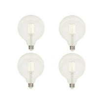 Westinghouse Lighting 5317500 6.5 Watt (60 Watt Equivalent) G40 Dimmable Clear Filament LED Light Bulb, Medium Base
