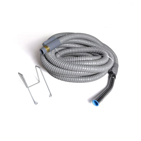 CENTRAL VACUUM KIT 40 X 1 3/8 HOSE WITH BUTTON TELESCOPIC WAND