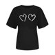 thumbnail image 2 of Xuyuer Women's Valentine Shirts Retro Couple Love Heart T-Shirt Casual Lover Gift Blouse Tops Cute Love Heart Shirt Valentine T Shirt Red Short Sleeve Casual Hearts Tops, 2 of 5