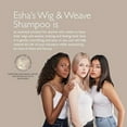 thumbnail image 6 of Esha Wig & Weave Revitalizing Shampoo – Sulfate-Free Coconut Oil Formula for Human Hair & Synthetic Wigs, Weaves, Extensions & Braids – 4 fl oz, 6 of 8