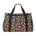 thumbnail image 1 of Balery Bowling Colorful Bolsa de Gimnasio para Mujeres, Bolsa de Viaje con Bolsillo Húmedo, Bolsa de Fin de Semana para Mujeres, Bolsa de Viaje Resistente al Agua, 1 of 7