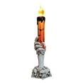 thumbnail image 2 of Deeceymbur Evil Halloween Lights Resin Skeleton Candelabra Orange Green Purple LED Ghost Hand Candle Party Tabletop Decoration, 2 of 6