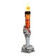 thumbnail image 2 of Adornos de Halloween: Velas, Candelabros, Manos de Esqueleto y Fantasmas | Resina Naranja, 21,5 X 6 Cm | Funciona con Pilas | Decoración para El Hogar (1 Unidad), 2 of 6