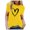 Yellow, variant on Fesfesfes T Shirts for Women Loose Fit Women Summer Heart Printing Short Sleeve Shirt Round -Neck Casual Tops Blouse Tshirt for Women 8(L)