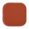 thumbnail image 4 of Sweet Home Collection Memory Foam Honeycomb Non-Slip Back 16" x 16" Chair Pad - Rust, 12 Pack, 4 of 7