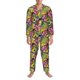 thumbnail image 3 of Fotbe Colrful Tropical Leaves Pijama de Hombre con Estampado de Manga Larga, Conjunto de 2 Piezas, Ropa de Dormir Suave y Cómoda con Bolsillos-X-Large, 3 of 7