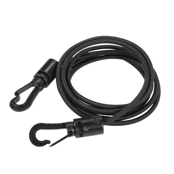 Cordon Élastique Élastique pour Kayak et Canot 1,5 m 4 mm, Cordon Anti-Choc, Crochet, Corde à Attacher
