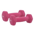 thumbnail image 4 of Par de Mancuerna de Neopreno Sunny Health & Fitness 2 LB Mod. NO. 021-2 Rosa, 4 of 6