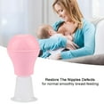 thumbnail image 5 of XIRQI Nipple Corrector, Nipple Sucker Nipple Puller for Inverted Flat Nipples Portable Soft Cups Correction (Pink), 5 of 7