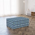 thumbnail image 3 of Abstract Foldable Mattress, Vintage Optical Illusion, 74.8" x 39.4", Azure Blue and Cadet Blue, by Ambesonne, 3 of 6