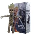 thumbnail image 1 of Figuras de acción de los vengadores para niños, juguete de los vengadores, 26cm, 1:1, Groot, guardián de la galaxia, muñeco decorativo coleccionable, estatua modelo Gk, regalos Gong Bohan LED, 1 of 1
