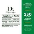 thumbnail image 4 of Nature’s Bounty Vitamin D3 Rapid Release Softgels, 1000 IU, 250 Count, 4 of 6