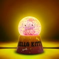 thumbnail image 2 of Sanrio Hello Kitty Pink Skeleton 3-Inch Mini Light-Up Snow Globe, 2 of 8