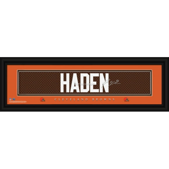 Cleveland Browns Joe Haden Imprimer - Signature 8"x24"