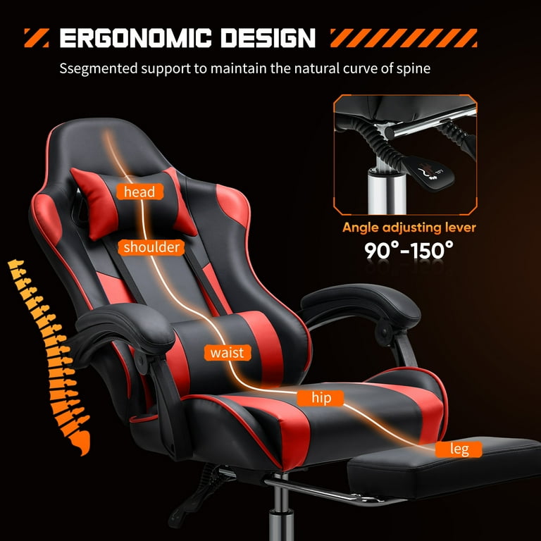 edx Comfort Gaming Chair, Ergonomic Design, Adjustable Features
