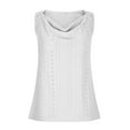 thumbnail image 4 of Beach Vacation Clothes for Women Cute Athletic Shirts for Women Button Crop Tops Dance Top Crop Girls Winter Clothes Size 6 Top Pack Cute Tops Silk Cardigan Camisole Workout Spandex White XL, 4 of 6