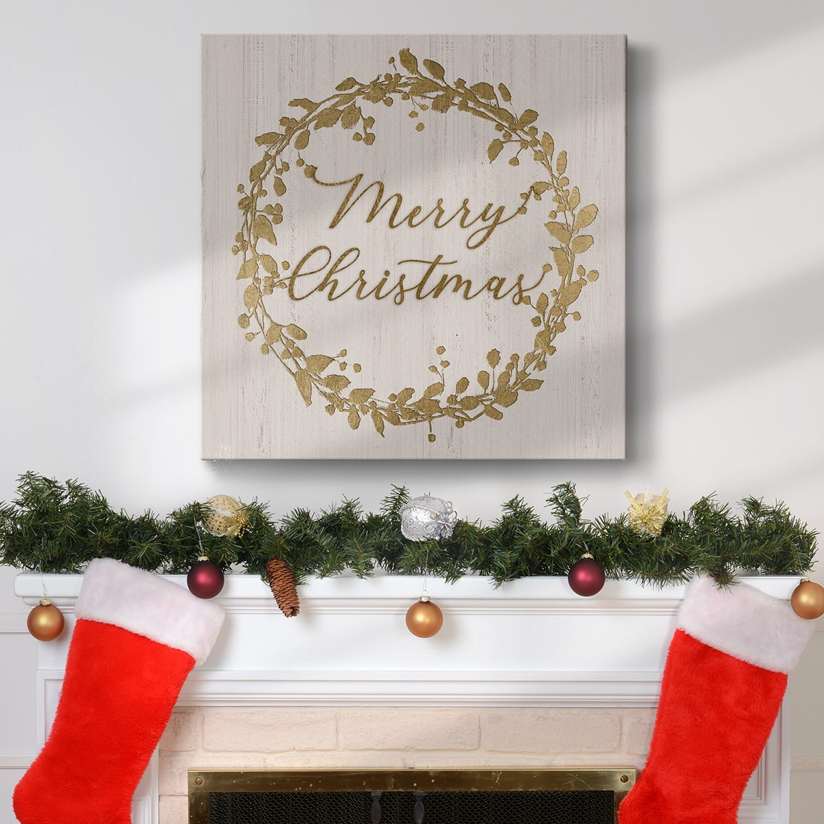 Nativity Wreath- Gallery Wrapped Canvas