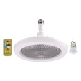 thumbnail image 2 of Milaget Ceiling Fan with Light E27 Dimmable LED Lighting Ceiling Fans for Study Home Gray B, 2 of 9