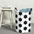 thumbnail image 5 of Goofa Soccer Ball Printed Circular Hamper,Laundry Basket with Handles,Storage Baskets Foldable,Large Capacity Laundry Hamper-Medium, 5 of 8