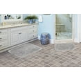 thumbnail image 2 of Garland Rug Finest Luxury Washable Bath Rug Set, 2 Piece Set (17"x24" Bath Rug, & 21"x34" Bath Rug) Platinum Gray, 2 of 5