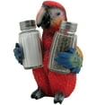 thumbnail image 3 of Decorative Parrot Salt and Pepper Shaker Set with Spice Rack Holder Figurine for Bar & Kitchen As Nautical, Beach or Tropical Decor by Home 'n Gifts, 3 of 4