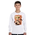 thumbnail image 2 of Awkward Styles Halloween Youth Sweatshirt Mummy Cat Crewneck Tee for Kids, 2 of 5