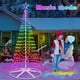 thumbnail image 4 of Árbol de Navidad artificial con control remoto, luz de cono preiluminada con aplicación inteligente de 1,8 m y 2,7 m, color DIY, 4 of 4