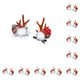 thumbnail image 3 of Kearding Pinzas navideñas para el cabello Barrette Ciervo Cuerno Horquilla Cabeza Decoración Accesorios Sombreros Festival Adornos Niños Adultos Rojo Rojo 10piezas Kearding CBP547530, 3 of 4
