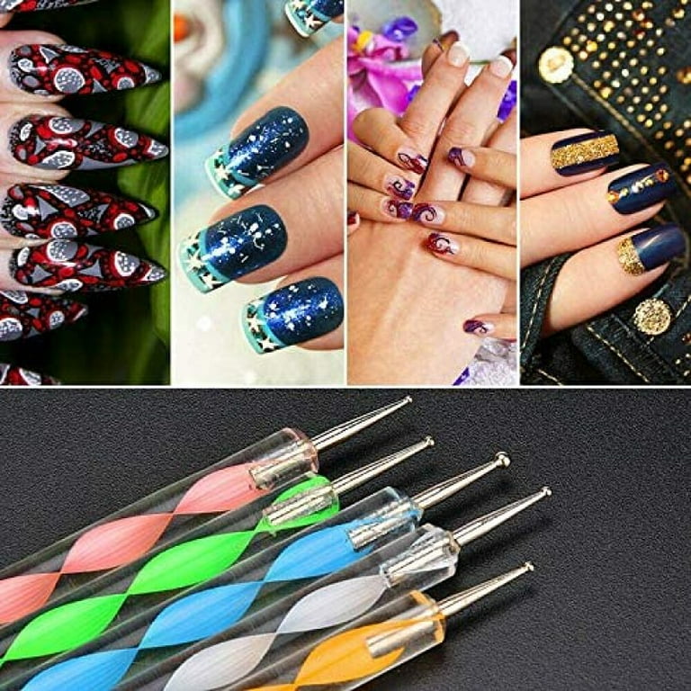 hesmartly 14 Piece Dotting Tools Set Embossing Stylus for Painting, for  Nail Art, Ball Styluses for Rock Painting