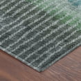 thumbnail image 3 of Addison Rugs Mayfield Premium Machine Washable Transitional Stripes Teal Rectangle Rug, 10' x 14', 3 of 6