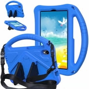 Dteck Kids Case for onn. 8.1-Inch Core Tablet 2026,Shockproof EVA Case Handle Kickstand Cover with Shoulder Strap,Blue