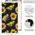 thumbnail image 2 of GZHJMY Sunflower Soft Hand Towels, 2 Pcs Absorbent Bath Towel Decorative Fingertip Towels for Bathroom Gym Spa Hotel Beach Swimming Pool,14.4"x 28.3", 2 of 7
