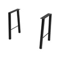 thumbnail image 2 of TC-Home 24" Industry Table Legs Solid Iron Set of 2 DIY Table Legs Baking Finish Black, 2 of 11