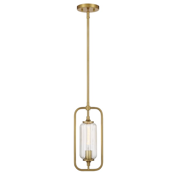 Holton 1-Light Mini-Pendant in Warm Brass